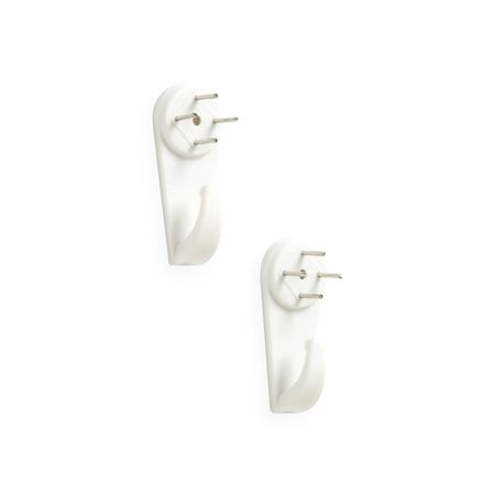 Ganchos de plástico mágico 5cm x 2 unidades Zender