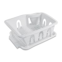 Escurridor de Plástico Basa Modelo Buen Hogar Bl Blanco con Capacidad para 14 Platos