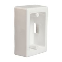 Caja Movil + Caja Rectangular Polipropileno Werken Modelo Adosable Blanco