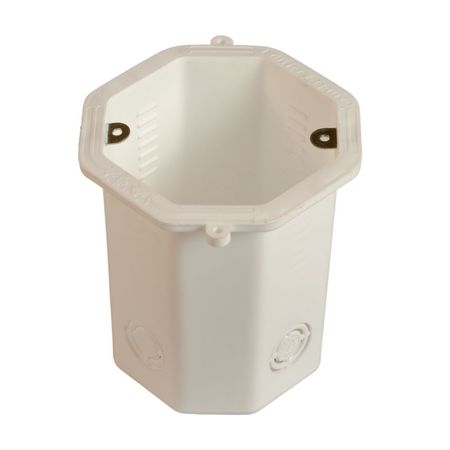 Caja Movil + Caja Rectangular Werken Modelo Empotrable de Polipropileno Blanco 11x15cm