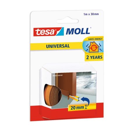 Burlete de Espuma Universal Tesa Marrón 1mx38mm