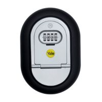 Caja de Seguridad Yale para Llaves de Acero Negro
