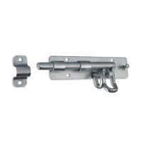 Cerrojo Zincado 5/8'x8' Disfermet con Oreja para Puertas y Portones