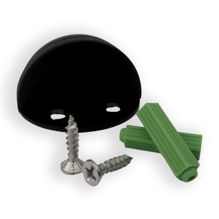 Tope Media Luna para Puerta Negro Zender