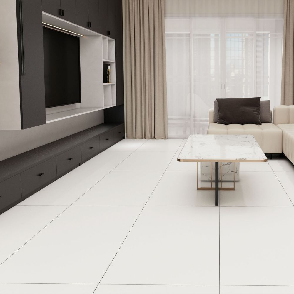 Piso Gress Cementicio Blanco Mate 120x60cm 2.16m2 Orange