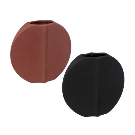 Jarrón Deco Cerámica Terracota 20cm - Color Aleatorio Atmosphera