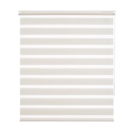 Cortina Roller Día/Noche Lumina Gris Granit 120/116x160cm Inspire