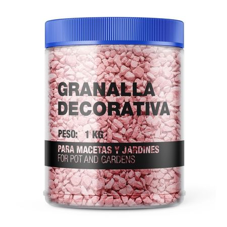 Piedra decorativa color Rojo 1kg Ferticorp