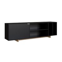 Mesa de Tv Orion 75"" Negro/Miel Delmarco