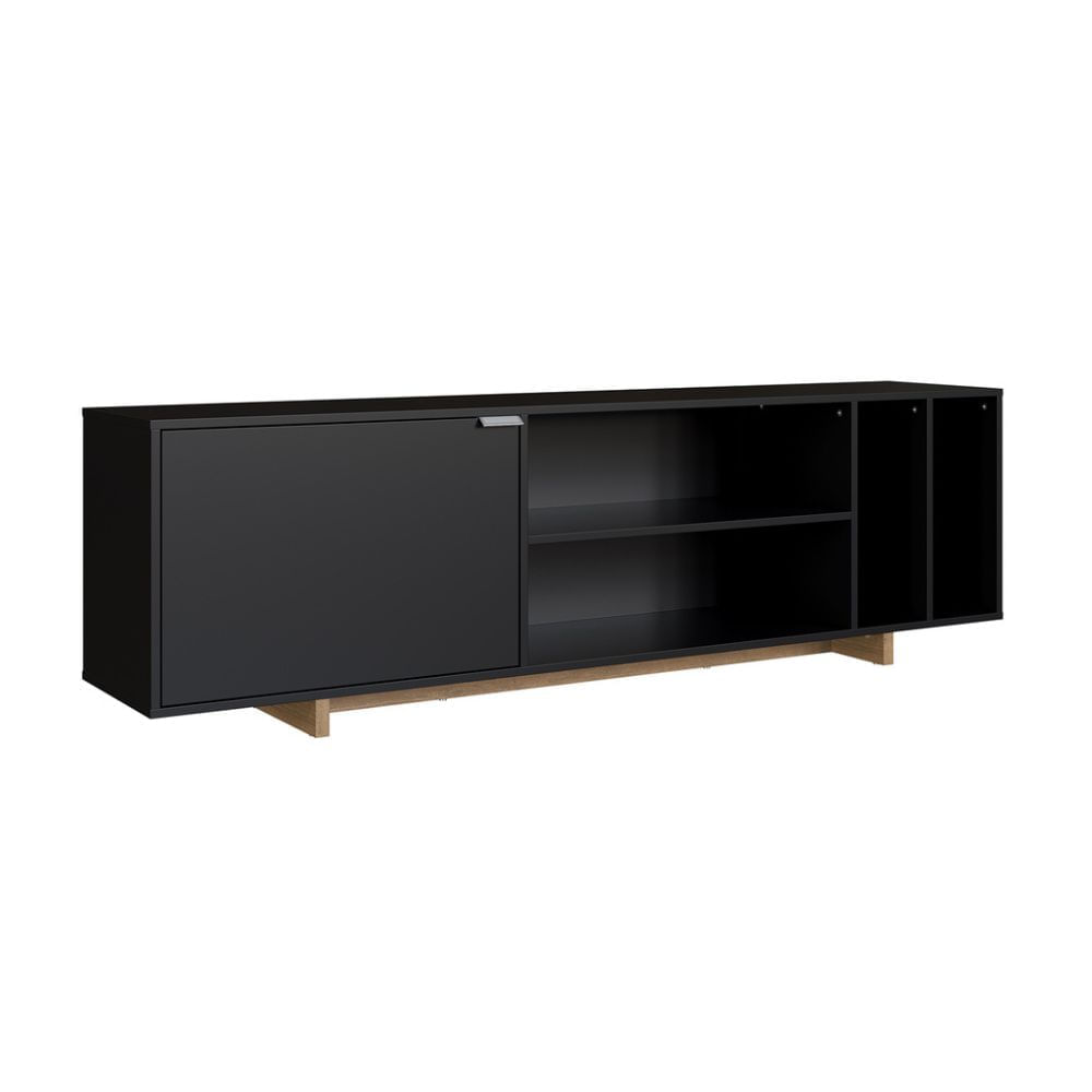 Mesa de Tv Orion 75" Negro/Miel Delmarco