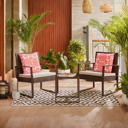 Juego de Terraza Balconero Baru 2 Personas Orange