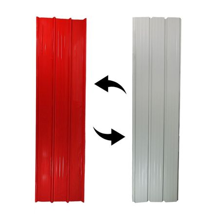 Techo Calamina Tr-4 Aluzinc Rojo 0.25mm 360x100cm Werken