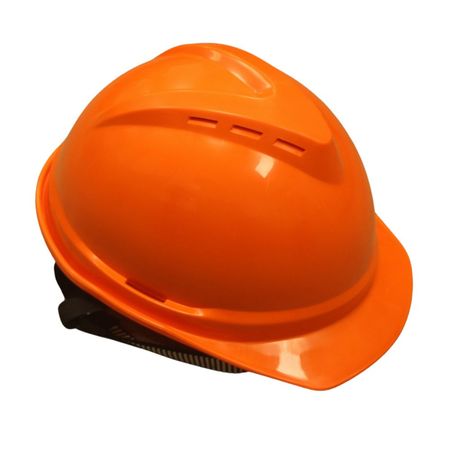 Casco de Seguridad Werken Modelo HM90003 Naranja con Ventilación