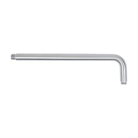 Brazo de Ducha Tubular a Pared Acero Inoxidable 37cm Plata Urrea