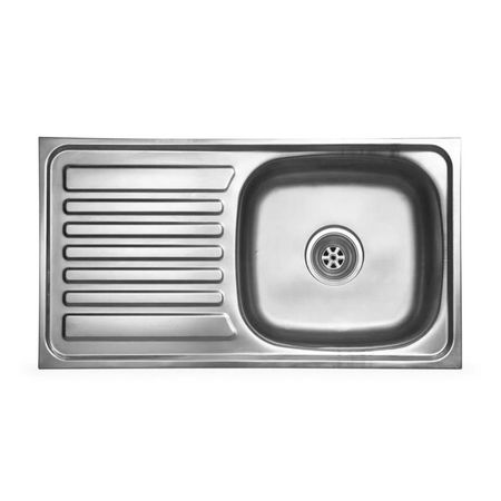 Lavadero Essential Sp 1 Poza Acero Inoxidable 75x40cm Splendid