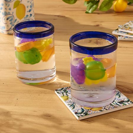 Set x 20 Hielos Colores Surtidos Casa del Mediterráneo Orange