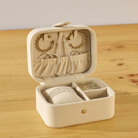 Joyero Decorativo Casa del Mediterráneo Orange Modelo HD0162_PRM Plástico Blanco de 22 cm