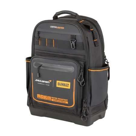 Mochila Dewalt DWST60122-1 Mclaren F1 Team Pro Lona Negro | Base impermeable