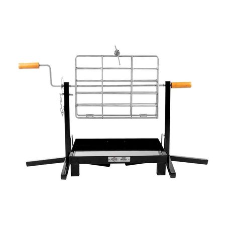 Rejilla Mini Meat Master para Chancho al Palo Acero Inoxidable Negro