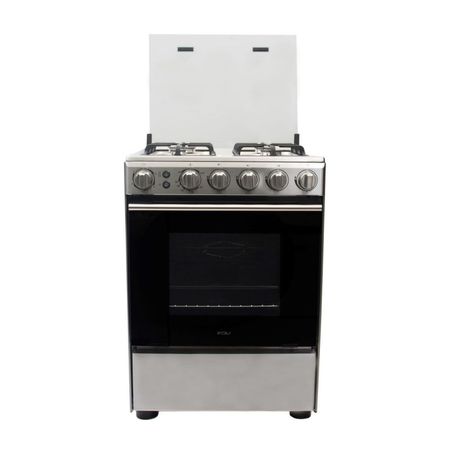 Cocina de Pie a Gas FDV Expert 60 4 Hornillas Acero Inoxidable 60cm Gris con Horno