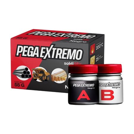 Pega Extremo Soldimix Negro 55gr