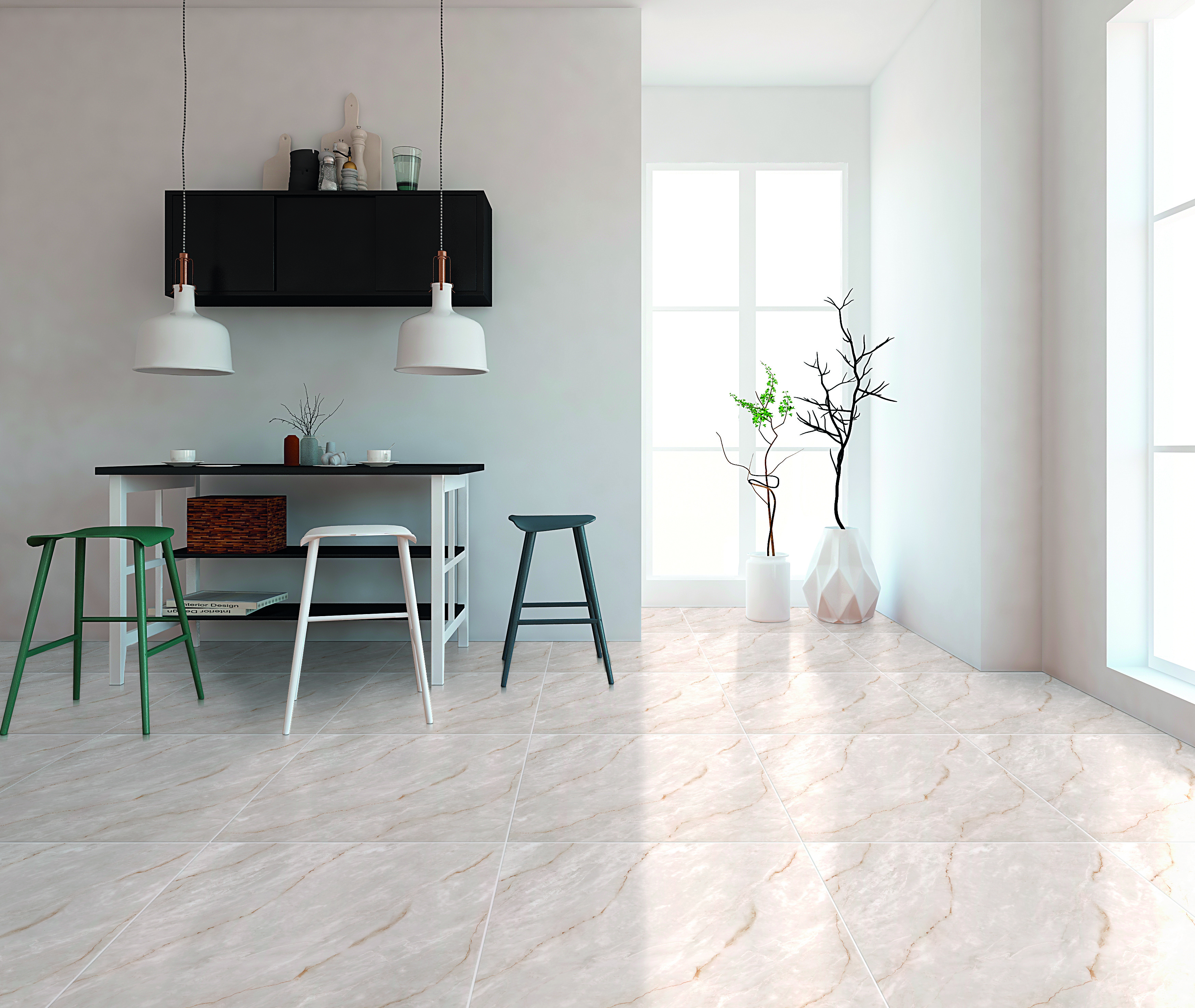 Piso Cerámico Marmolizado Camelia 60x60cm 1.80m2 San Martín