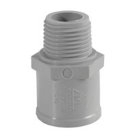 Adaptador PVC 1"" Mixto Gris Agua Fría Matusita