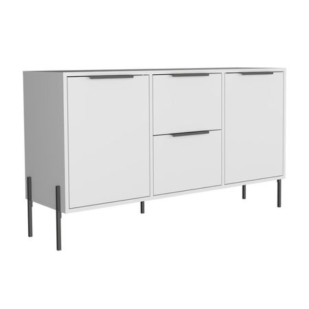 Aparador White Collection Melamina Blanco Tuhome