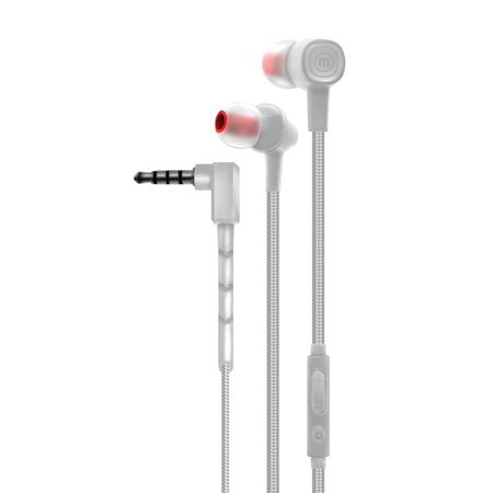 Audífonos In Ear MAXELL Earphones 3.5 Trenzado Blanco