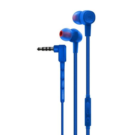 Audífono In Ear MAXELL Earphones 3.5 Trenzado Azul