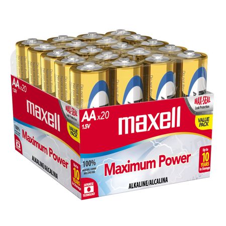 Pilas Pack x 20 AA Maxell