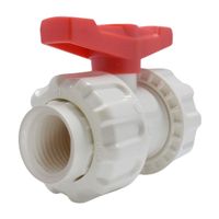 Válvula de Paso ABS Blanco Sanking Doble 3/4' Universal