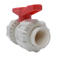 Válvula de Paso ABS Blanco Sanking Doble 1/2' Universal