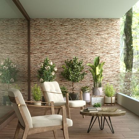 Fachaleta Cerámica San Lorenzo Beige 27x45cm