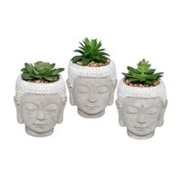 Planta Cemento Atmosphera Modelo 181450 Gris de 135cm