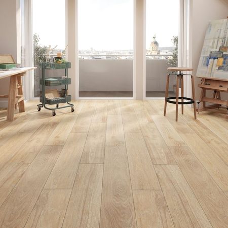 Piso Gress Maderado Novawood Fdx Natura 20x120cm 1a-v San Lorenzo