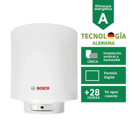 Terma Eléctrica Bosch Premium 50L + Kit de Instalación