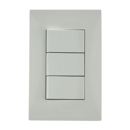 Interruptor Triple S220 Blanco Simon