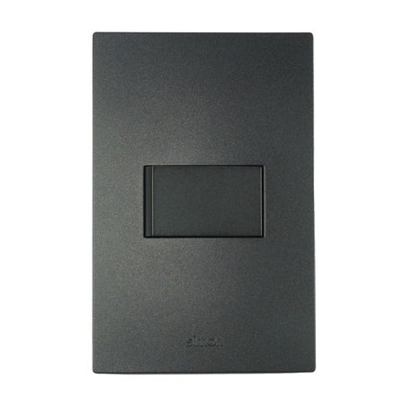 Conmutador Simple S220 Grafito Simon