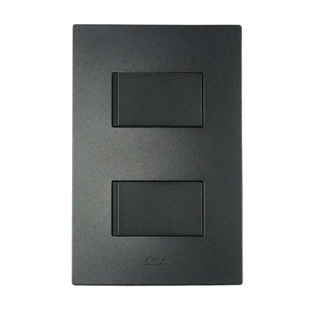 Interruptor Doble S220 Grafito Simon