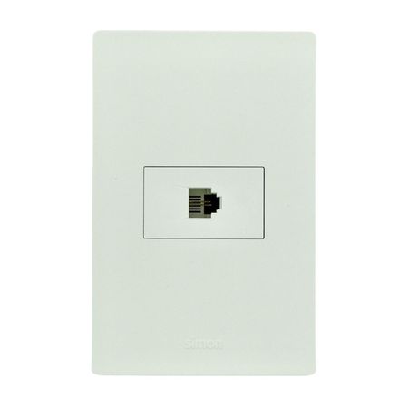 Toma Data S220 Rj45 Blanco Simon