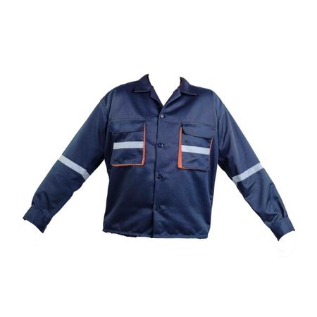 Camisa de Trabajo Drill Tec Azul Naranja Werken - Talla M