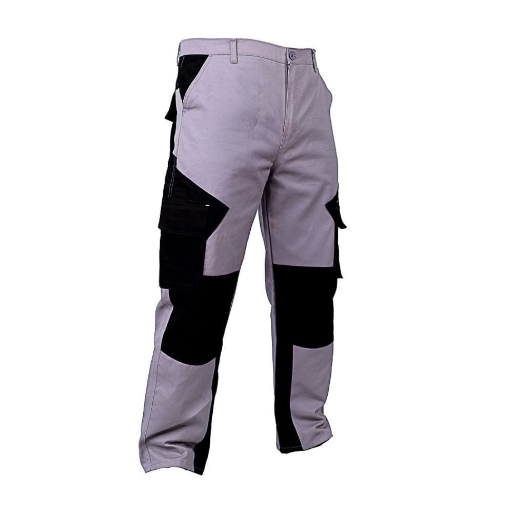 Pantalón de Trabajo Drill Werken Gris Talla L