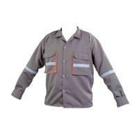 Camisa de Trabajo Drill Tec Plomo Naranja Werken - Talla M