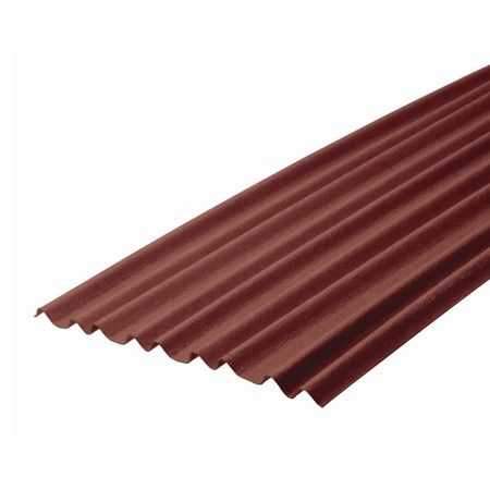 Techo Bajo Teja Rojo 2x1.05m Onduline