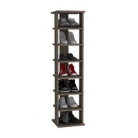 Zapatera Organizador Melamina Tuhome Modelo Z72 Marrón