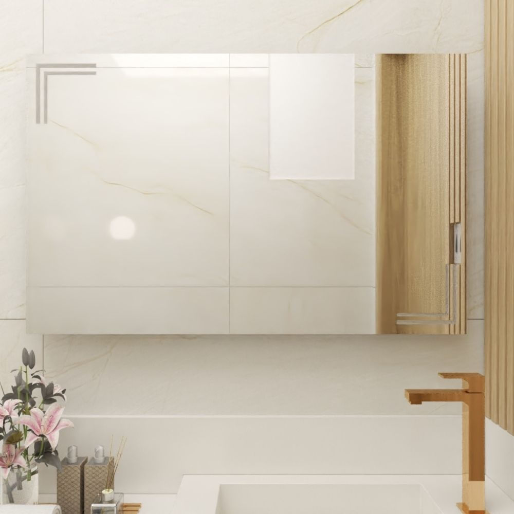 Espejo Iberia rectangular diseño en esquinas