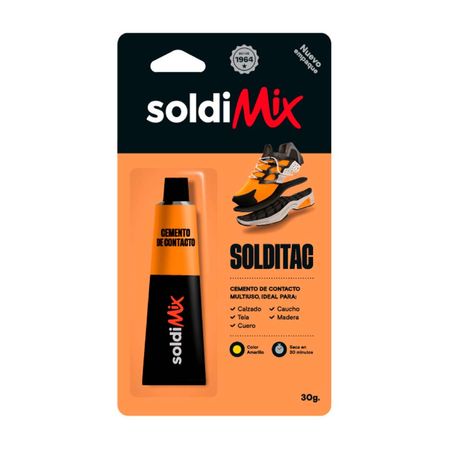 Pegamento Multiuso Extrafuerte Soldimix 30 cc Rojo