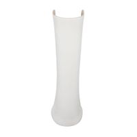 Pedestal de Loza Vainsa Modelo Quarzo Blanco 20x15x68 cm
