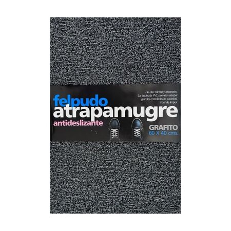 Felpudo Atrapa mugre Grafito 40x60 cm Pitukasa